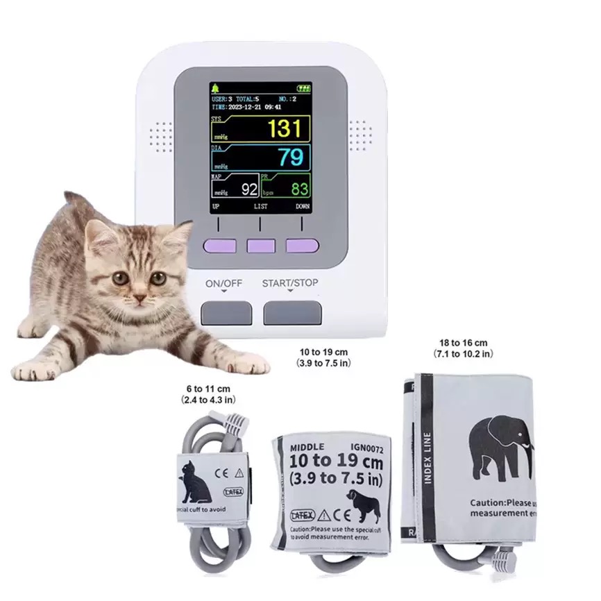 Blood Pressure Monitor - CONTEC08A-VET Veteriner Ekipmanı kan basıncı VET