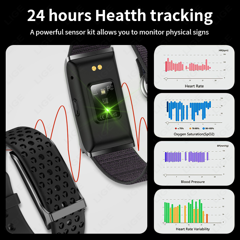 LIGE 100+ Spor Fitness İzleyic - Blood Pressure Monitor incelemesi ve fiyatı